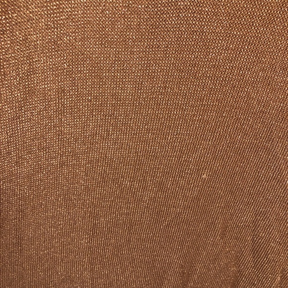 Rose Gold Metallic Slip Dress - Picture 7 of 8